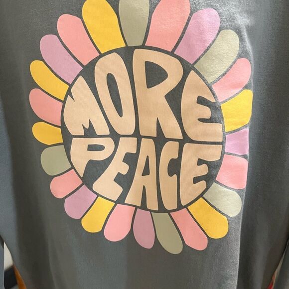 Brand New Life is Good KidsXL More Peace Shirt #042 - Picture 2 of 5